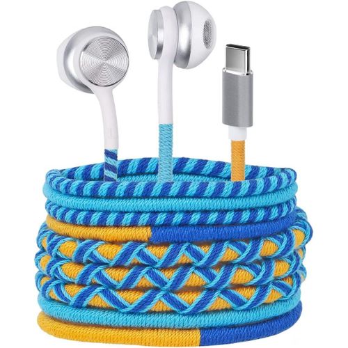 Écouteurs Intra-Auriculaires - Usb Type C Stéréo Avec Télécommande Et Micro Filaires Oreillettes Compatible Avec Huawei P30 Pro/P20 Pro/P20 Et Autres Appareils D'Interface De Type [CAS6214740]