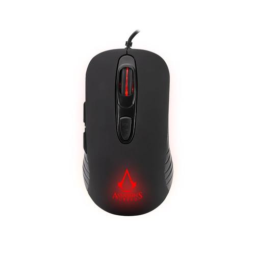 Assassin's Creed - Souris Optique Filaire Gaming 3600 DPI - Noir