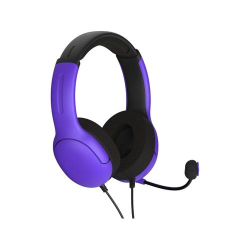 PDP - Casque de jeu stéréo filaire Airlite Ultra Violet pour PS5 et PS4