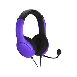 PDP - Casque de jeu stéréo filaire Airlite Ultra Violet pour PS5 et PS4