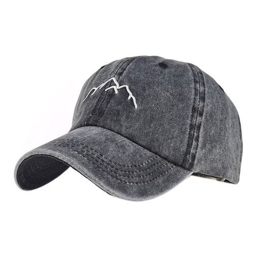Casquette De Baseball Brodée Mountainous Casquette En Canard De Coton Chapeau De Soleil Extérieur