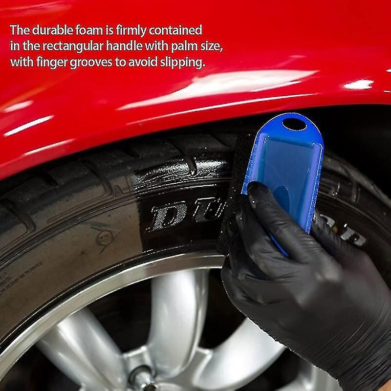 Brosse ponge  cirer et  huiler pour pneu de voiture avec ... - 3