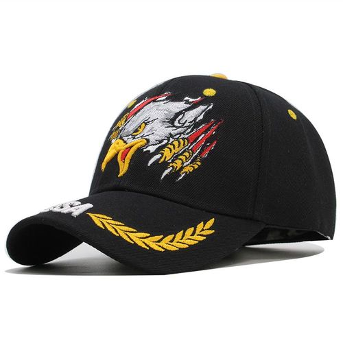 Casquette De Baseball Brodée Aigle Chapeau De Langue De Canard En Coton Chapeau De Soleil Extérieur (Style 3)