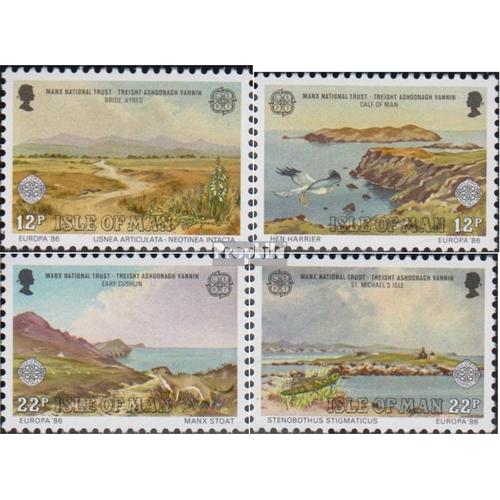 Gb-Île De Man 307-310 (Édition Complète) Neuf 1986 Conservation