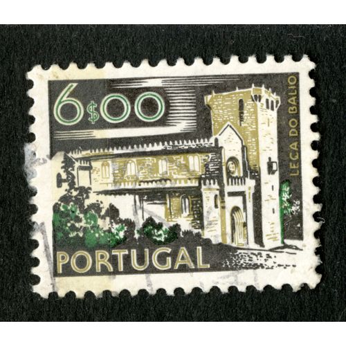 Timbre Oblitéré Portugal, Leca Do Balio, 6s00