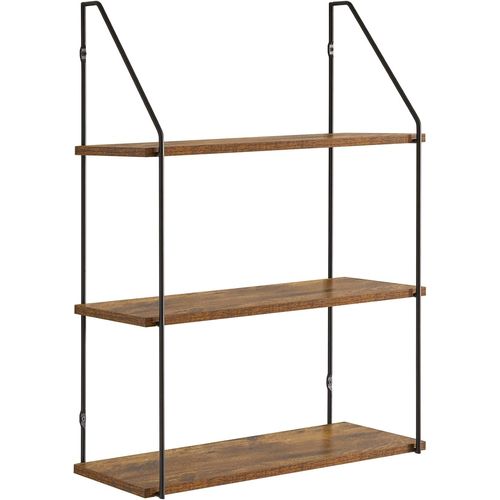 Étagères Murales À 3 Niveaux, Etagères Flottantes Industrielle Vintage, Etagere De Rangement Murale Pour Chambre À Coucher, Cuisine, Salon, Salle De Bain Hd-Hrf-Tm012.[G108]