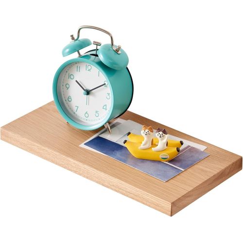 Étagère Murale Flottante En Chêne Massif De 30 Cm, Design Rustique Avec Rebord, Pour Radiateur Et Affichage Mural, Pour Salon, Cuisine, Chambre..[G609]