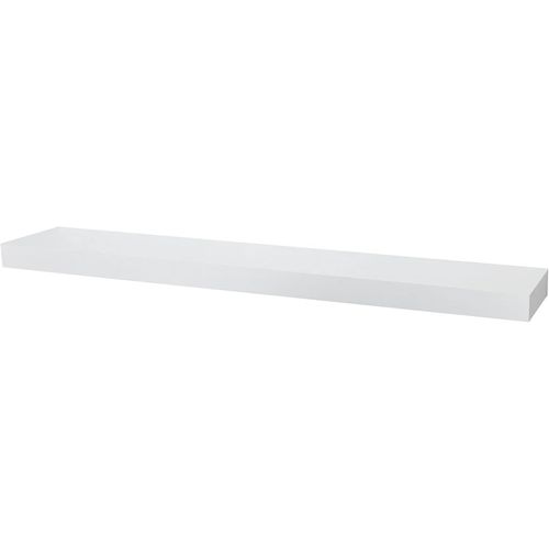 Étagère Murale Flottante En Bois Épais Rustique Pour Salon, Cuisine, Salle De Bain, Décoration D'intérieur, 91,5 X 17 X 4,5 Cm, Blanc Rustique.[G794]