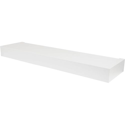 Étagère Flottante Moderne Pouvant Supporter Jusqu'à 9,1 Kg, Installation Facile Sans Outils Sur Mur Sec, Plat, 61 Cm, Blanc.[G665]
