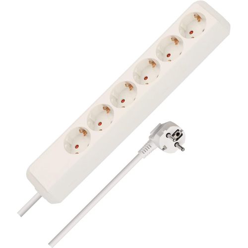 1159420015 Eco-Line Prolongateur multiprise Blanc.[G495]