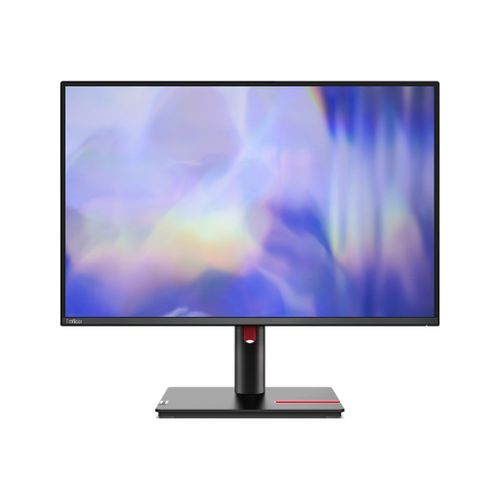 Lenovo ThinkVision T24d-30 - Écran LED - 24" - 1920 x 1200 Full HD (1080p) @ 100 Hz - IPS - 300 cd/m² - 1500:1 - 4 ms - HDMI, VGA, DisplayPort - haut-parleurs - noir corbeau