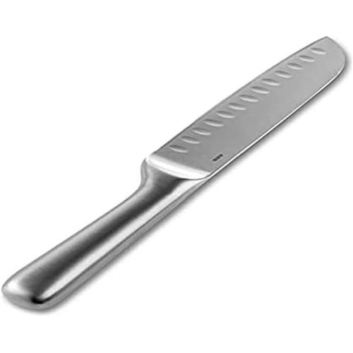 Mami Petit Couteau Santoku - Acier Aisi 420 Satiné, 26 X 3 X 2 Cm, Argent.[G1]