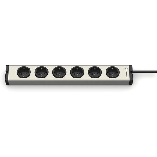 Multiprise universelle en aluminium 6 prises 3 m.[G1665]