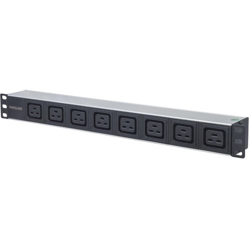 Intellinet Barre multiprise 19"" (48,26 cm) 8 Prises C19/C20 Schwarz/Silber.[G1699]