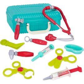Doctor KIT Trousse de médecin ¿ Jeu d¿Imitation ¿ pour Enfants de 3 Ans et Plus (11 pièces), BT2537Z, Bleu, M.[G607]