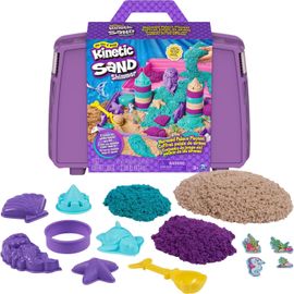 Sable Magique - Mallette Palais de Sirène 934 G + 8 Accessoires - Emportez Votre Sable Coloré Partout & Sculptez Vos Créations - Loisir Créatif Enfant - Jouet Enfant 3 Ans Et +.[G1734]