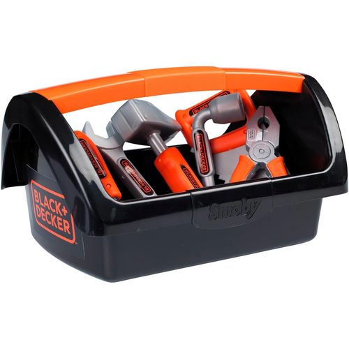 Black+Decker Boîte à Outils Jouet Bricolage Enfant 6 Outils Dès 3 Ans 360913.[G226]