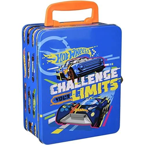 2883 Mallette de Collection Hot Wheels | en métal, Rangement jusqu'à 18 Voitures | Jouet pour Enfants à partir de 3 Ans.[G830]