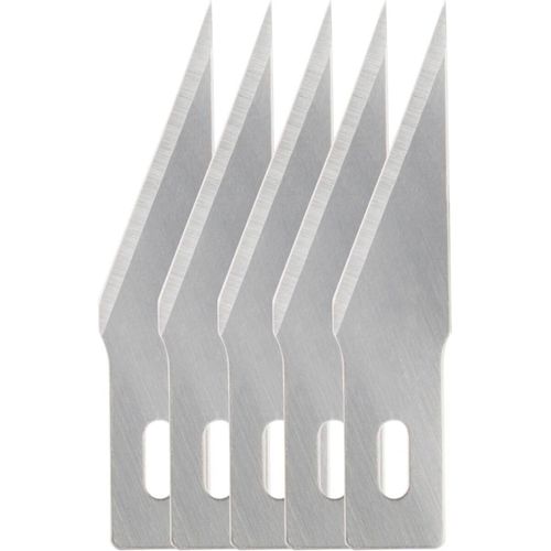Lame n°2 de précision (x5), Lames de rechange pour Mini Cutter de précision, Acier, Argent, 1024401.[G287]