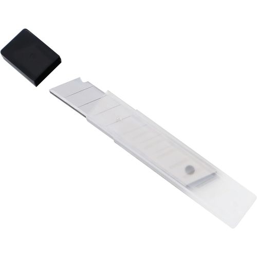 Lames de rechange de 18 mm pour les cutters professionnels, Lames en acier au carbone renforcées pour les recharges de cutters professionnels.[G148]