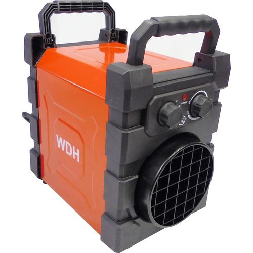Aktobis Professionnels Chauffages de chantier Soufflerie de chauffage -BGP03Pro avec protection contre les projections d'eau (IP24) et une puissance de chauffage de 3.000 watts (3 kW) !