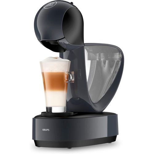 Nescafé Dolce Gusto Machine à café capsules, 15 bars, Multi-boissons froides ou chaudes, Grand réservoir, Mode éco, Cafetière dosettes, Infinissima, Gris KP173B10
