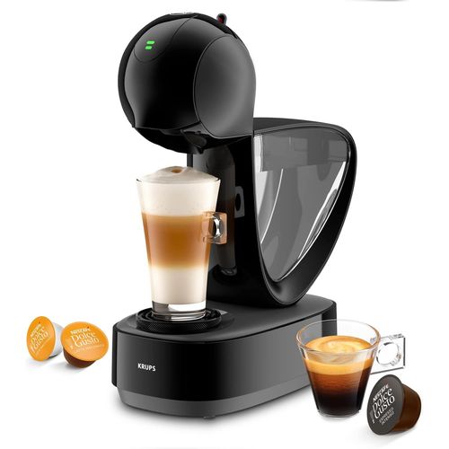 Nescafé Dolce Gusto Machine à café capsules, 15 bars, Multi-boissons froides ou chaudes, Ecran tactile, Mode éco, Cafetière dosettes, Infinissima Touch, Noir KP270810