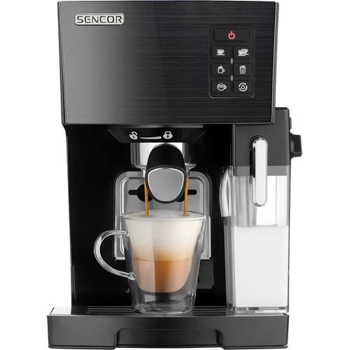 Machine Expresso, Cappucino et latte, Pompe italienne 20 bars, Thermoblock, avec Mousseur et Réservoir à lait, Barista Express, Café en poudre ou en dosettes [4050SS-EUE3]
