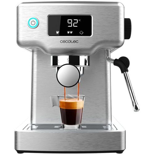 Cafetière espresso Power Espresso 20 Barista Compact. 1465 W, Thermoblock, 20 bars, Vaporisateur, 2 tasses de café, Réservoir d'eau amovible de 1,8 litre, Plaque chauffe-tasses.