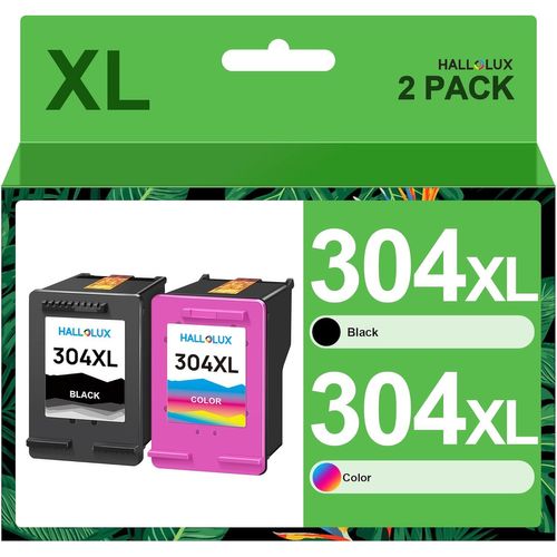 304XL Cartouches d'encre Remplacement pour HP 304 304XL 304 XL pour Envy 5030 5032 5020 5010, Deskjet 3760 2630 3750 2620 2622 3720 3762 3730 3733 3735 3764 (Noir, Couleur)