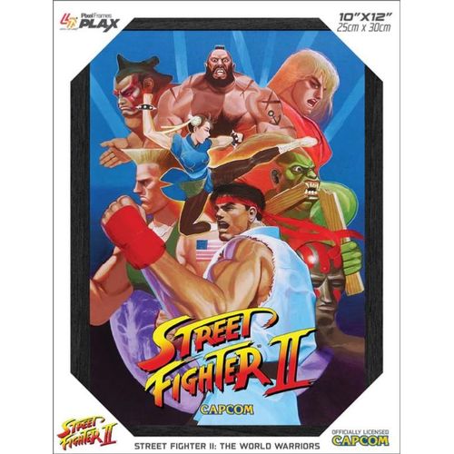 Pixel Frames Plax Street Fighter 2 World Warriors - Lenticular Frame