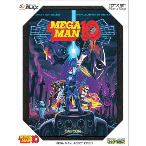 Pixel Frames Plax Mega Man 10 Robot Crisis - Lenticular Frame