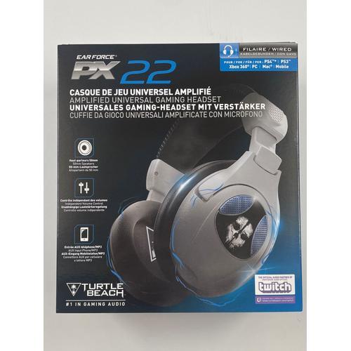 Casque Px 22 Turtle Beach Playstation 4 3 Ps3 Ps4 Xbox 360 Pc Mac Mobile