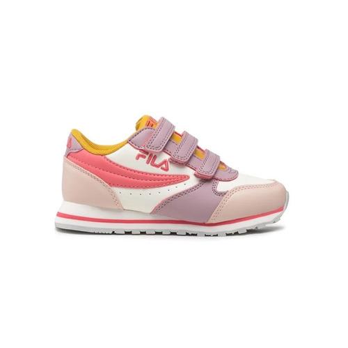 Fila Basket Junior Orbit Velcro Low Marshmallow