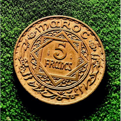 5 Francs Maroc 1365 Tres Belle Piece