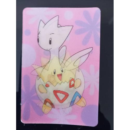 Carte Hologramme Animée - Kellogg's - Pokemon - 7/8 Togepi #175 Togetic #176