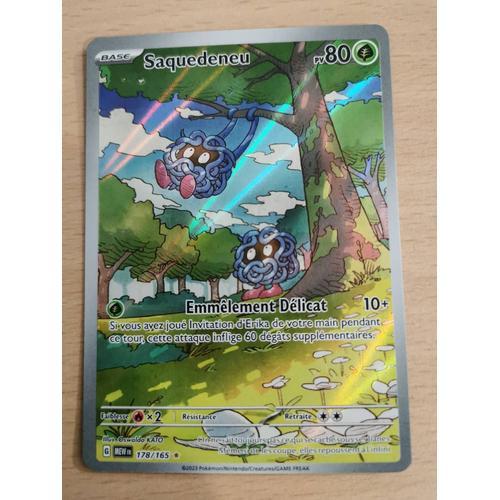 Carte Pokemon Saquedeneu 178/165