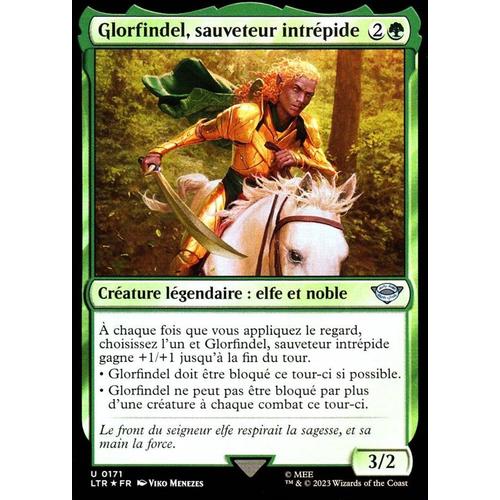 Glorfindel Sauveteur Intrépide - Foil- Magic - Le Seigneur Des Anneaux - Chroniques De La Terre Du Milieu Vf - U - 171