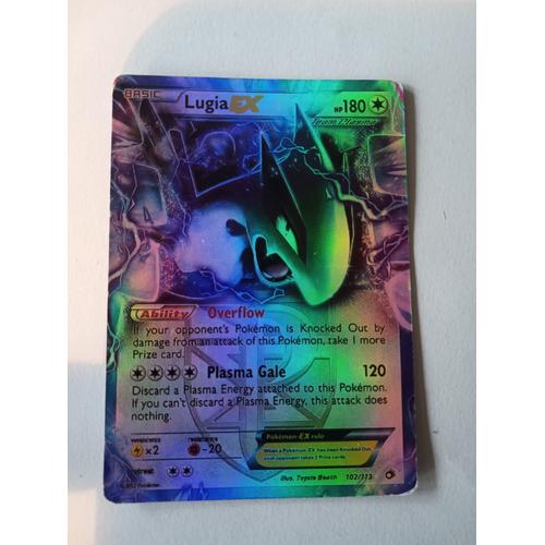 Carte Pokémon Lugia Ex 102/113