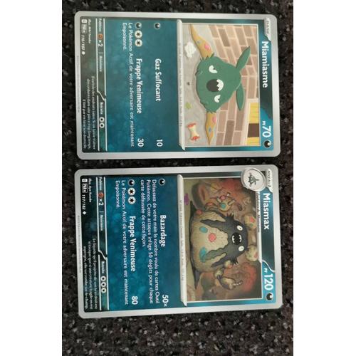 Miamiasme 116/182 & Miasmax 117/182 - Pokémon Faille Paradoxe