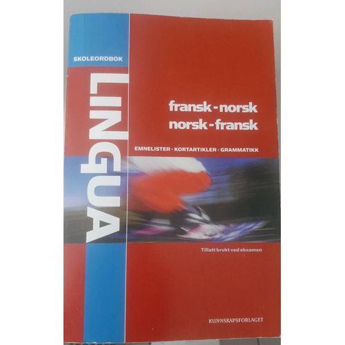 Dictionnaire Français- Norvégien ( Norvégien-Français):