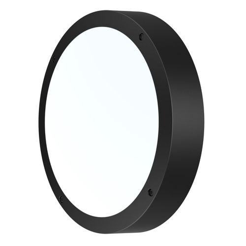 Plafonnier extérieur oval IP65 (1800LM 5700K A++) Noire - Voltman