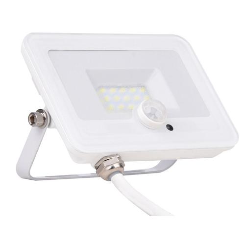 Projecteur slim avec détecteur de mouvement IP65 (1000LM 6500K A++) Blanc - Voltman