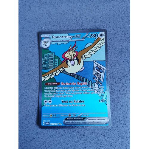 Carte Pokémon Roucarnage Ex 225/197