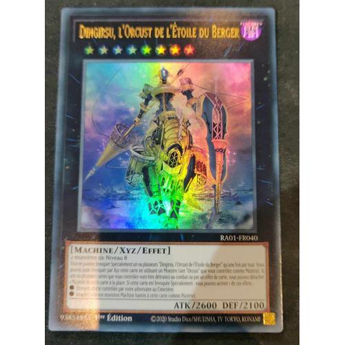 Yu Gi Oh Ra01 Fr040 Dingirsu L'orcust De L'etoile Du Berger Ultra Rare