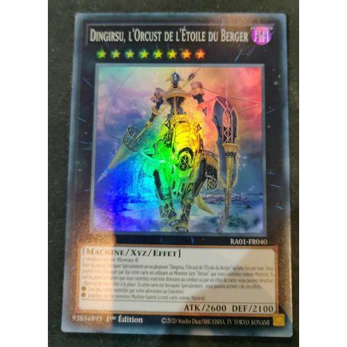 Yu Gi Oh Ra01 Fr040 Dingirsu L'orcust De L'etoile Du Berger Super Rare