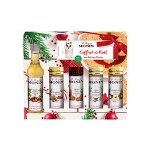 Sirop Et Concentré Monin Coffret De Noel 5*5 Cl - Sirops Pour Cafe