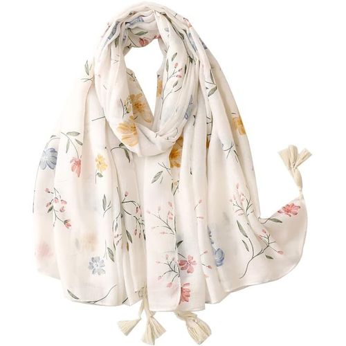 Foulard Coton Femme Couleur Unie Grand Châle Pure Fes Femmes S¿Enroule Pour La Soirée.[G990]