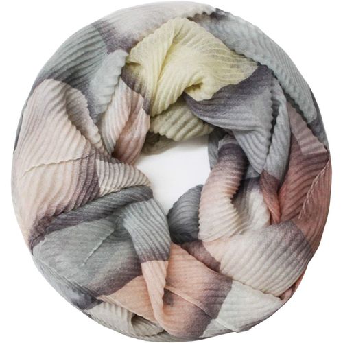Écharpe Tube En Boucle Pour Femme - Écharpe Tube Chaude Et Douce Avec Motifs Abstraits - Foulard Léger Et Froissé.[G1291]