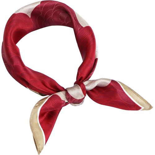 Foulard Carré En 100% Soie De Mûrier, 53 X 53cm Petit Chaude Léger Écharpe Bandana En Satin Pour Femmes.[G118]